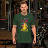 All is fair in Love and War and Chess! | Short-Sleeve Unisex T-Shirt