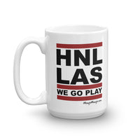 HNL-LAS | We Go Play! | White Mug