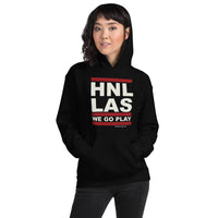 Honolulu To Las Vegas! Ninth Island Here I Come! Black Hoodie